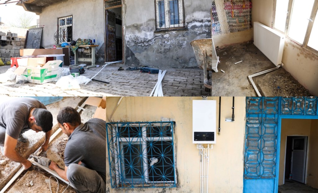 HARRAN BELEDİYESİNDEN DEZAVANTAJLI 80 AİLEYE DOĞALGAZ DESTEĞİ